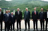 Cumhurbaşkanı Erdoğan Azerbaycan'da: Laçın Uluslararası Havalimanı ve Kelbecer-Laçın otoyolunu inceledi