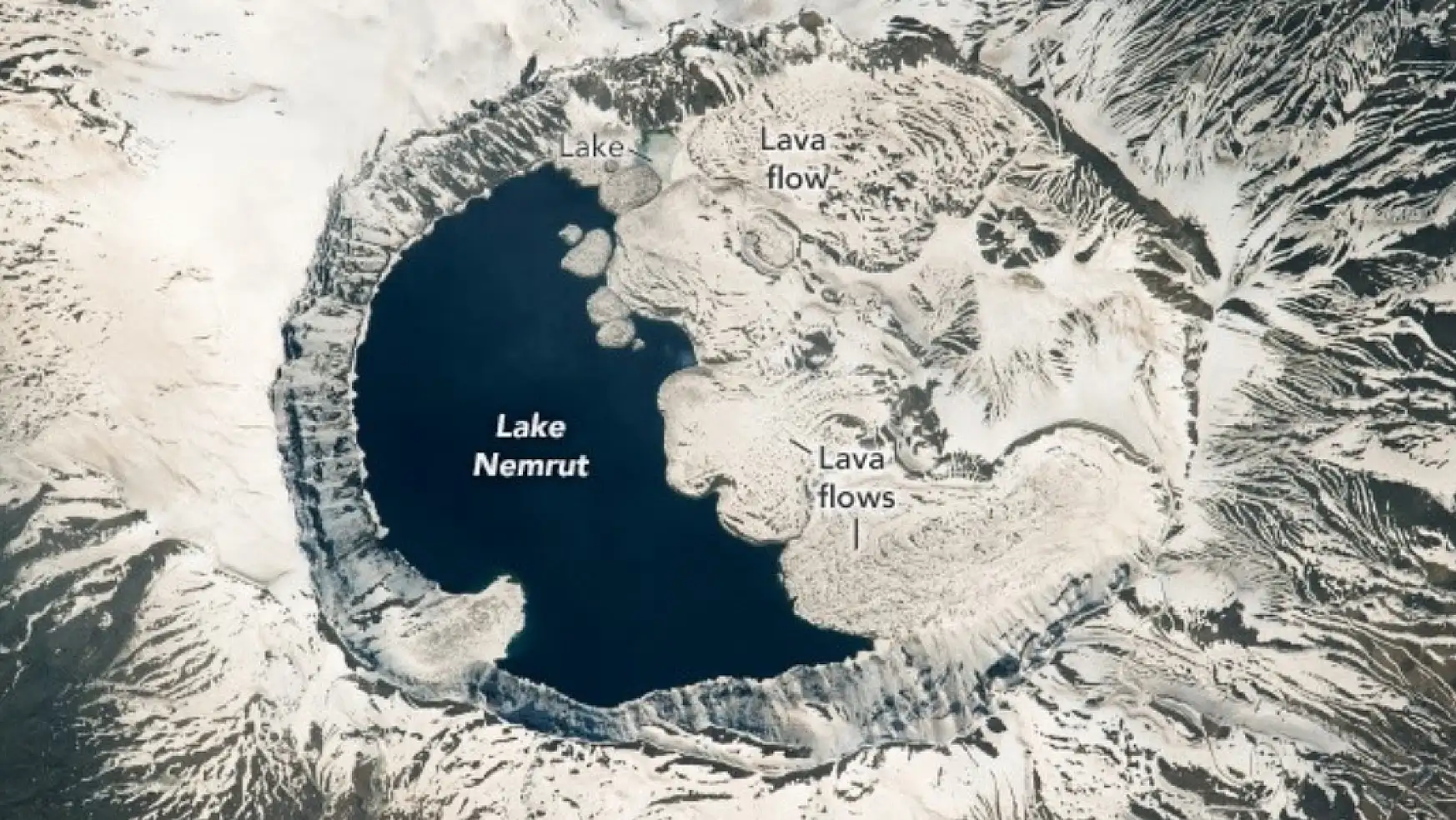 NASA Astronotlarının Nemrut Krater Gölü Hayranlığı