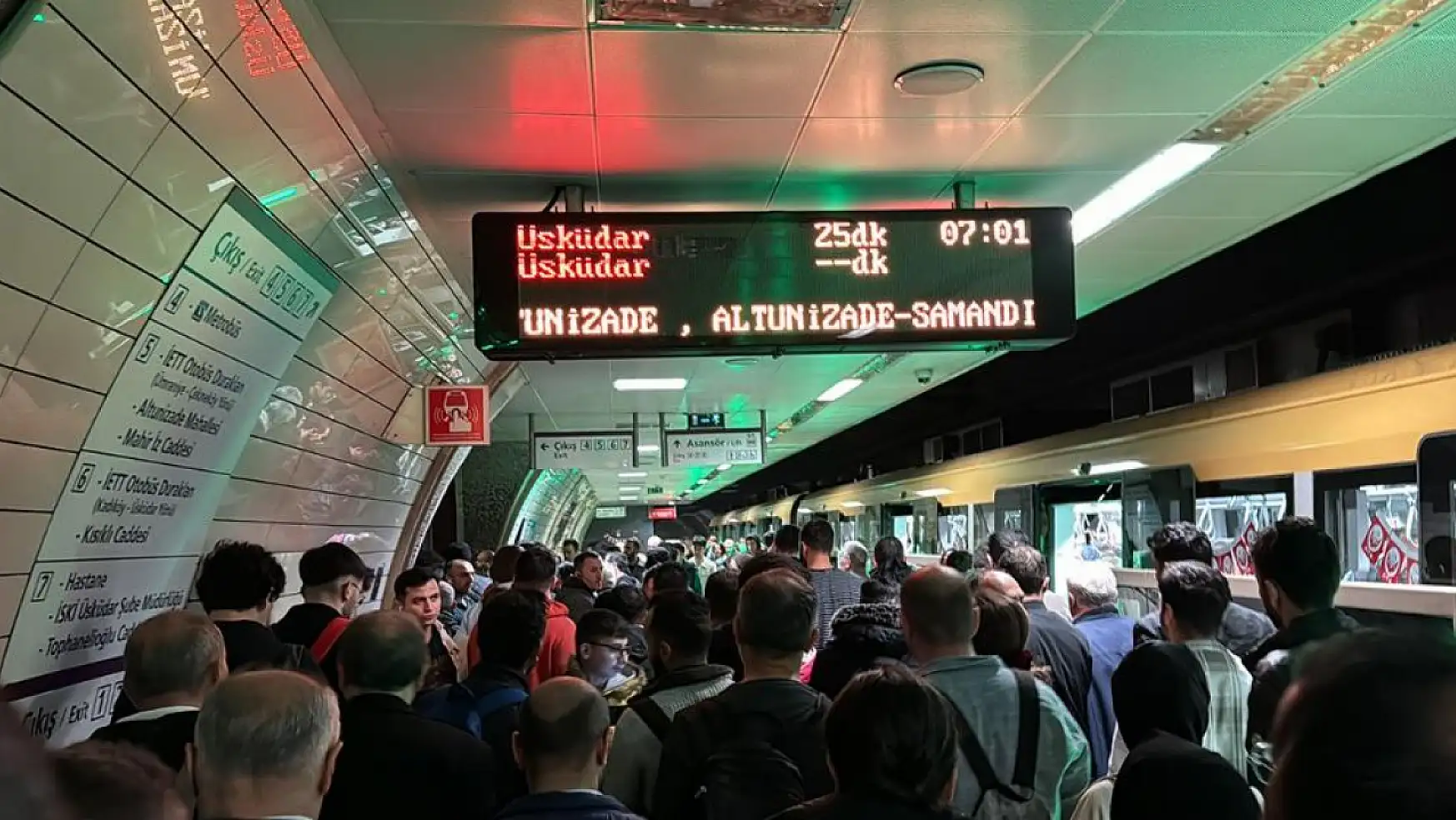 Üsküdar - Samandıra Metro Hattı Arıza Sebebi Belli Oldu