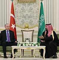 Cumhurbaşkanı Erdoğan, Suudi Arabistan Veliaht Prensi Selman İle Görüştü