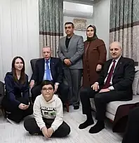 Cumhurbaşkanı Erdoğan Ve Bahçeli'den Depremzede Aileye Ziyaret
