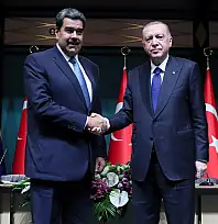 Cumhurbaşkanı Erdoğan, Venezuela Cumhurbaşkanı Maduro  Görüştü