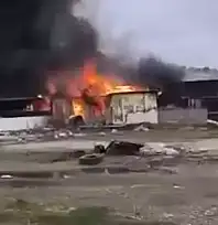 İşçi konteynerinde yangın: 1 ölü