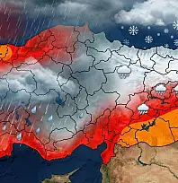 Meteoroloji'den İstanbul Dahil 33 İli Kırmızıya Boyadı! Kar Ve Sağanak Vuracak