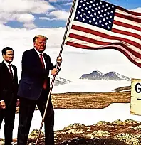 Trump Kanada Venezuela Ve Grönland'ın da Yer Aldığı Yeni Bir ABD Haritası Paylaştı