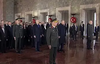 Atatürk'ün Ebediyete İntikalinin 87. Yılında Anıtkabir'de Tören