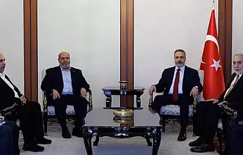 Bakan Fidan Hamas Heyetiyle Görüştü