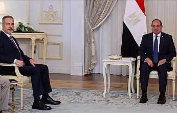 Bakan Fidan, Mısır Cumhurbaşkanı es-Sisi tarafından kabul edildi! Ortak Gazze açıklaması