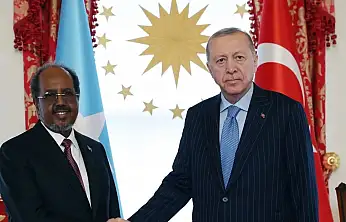Cumhurbaşkanı Erdoğan, Somali Cumhurbaşkanı Mahmud İle Bir Araya Geldi