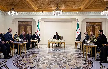 Hakan Fidan, Yaşar Güler Ve İbrahim Kalın, Ahmed Şara İle Görüştü