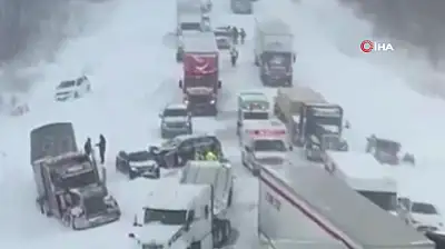 ABD'de 100 araçlık zincirleme kaza