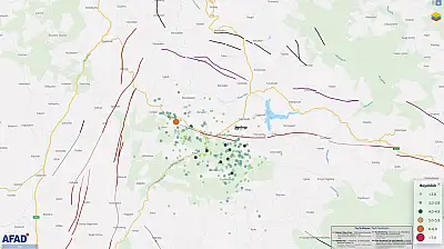 Balıkesir Sındırgı'da  237 artçı deprem meydana geldi