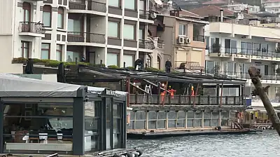 Bebek Otel'deki kaçak yapılar yıkıldı