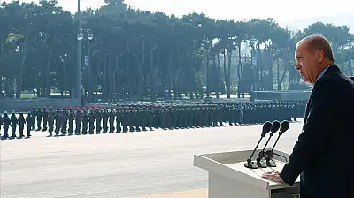 Cumhurbaşkanı Erdoğan Bakü'de 8 Kasım Zafer Günü Töreni'nde Konuştu