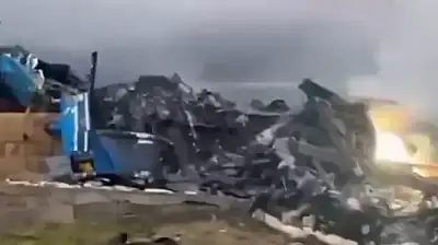 Helikopter, evin üzerine düştü: 5 ölü