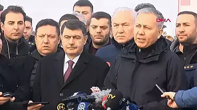 İçişleri Bakanı Yerlikaya'dan  Libya Heyetini Taşıyan Uçağın Düşmesine İlişkin Açıklama