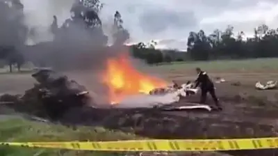 Kolombiya'da uçak kazası: 6 ölü