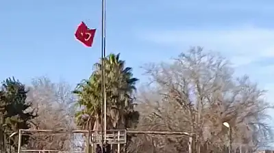 Nusaybin Sınırında Provokasyon Türk Bayrağını İndirdiler