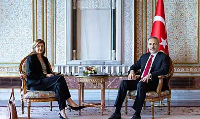 Bakan Fidan, BM Genel Sekreteri'nin Kıbrıs Temsilcisi Holguín'i Kabul Etti