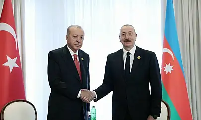Cumhurbaşkanı  Erdoğan, Azerbaycan Cumhurbaşkanı Aliyev İle Görüştü