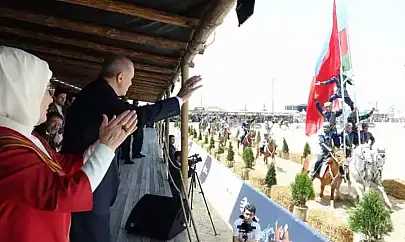 Cumhurbaşkanı Erdoğan, Etnospor Kültür Festivali'ni Ziyaret Etti