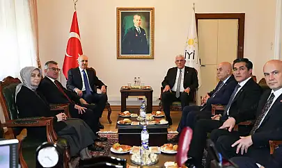 Numan Kurtulmuş, Meclis'te DEM Parti ve İYİ Parti ziyaret etti! Görüşmede neler konuşuldu?