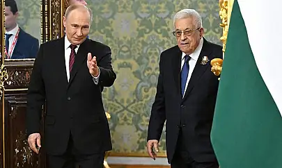 Rusya Devlet Başkanı Putin, Filistin Devlet Başkanı Abbas İle Görüştü