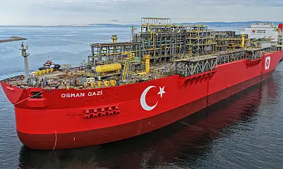 Türkiye'nin ilk yüzer üretim platformu 'Osman Gazi' doğal gaz üretimini iki katına çıkaracak