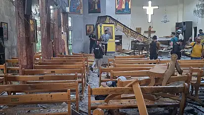 Suriye'de Kiliseye  Saldırı Düzenlendi Çok Sayıda Ölü Var