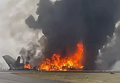 ABD'de özel jet düştü: 7 ölü