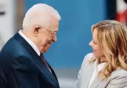 Filistin Devlet Başkanı Abbas, İtalya Başbakanı Meloni ile görüştü