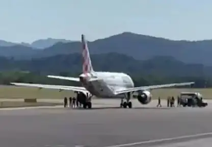 Uçağın motoru bir kişiyi yuttu! Havalimanı kapatıldı