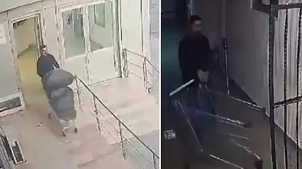 Adliye Soygununun Görüntüleri Ortaya Çıktı