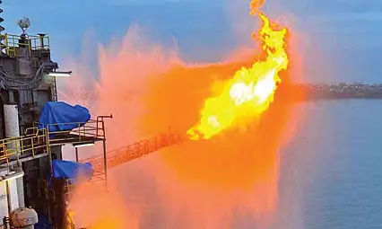 Doğal gaz depolama tesisinde yangın çıktı