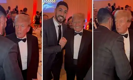 Donald Trump, Zaferini FETÖ Elebaşı Gülen'in Manevi Oğlu Enes Kanter İle Kutladı!