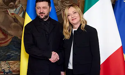 Zelenskiy, İtalya Başbakanı Meloni ile bir araya geldi
