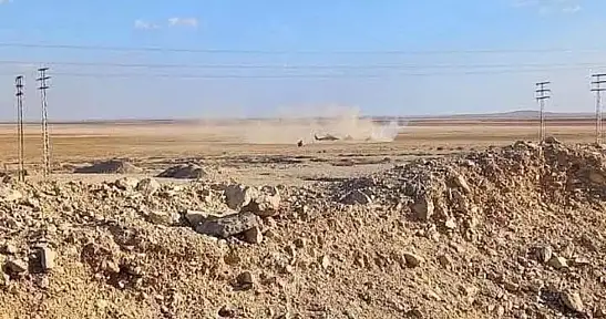 Humus'ta Suriye ordusu ve ABD askerlerine saldırı, savaş uçakları havalandı