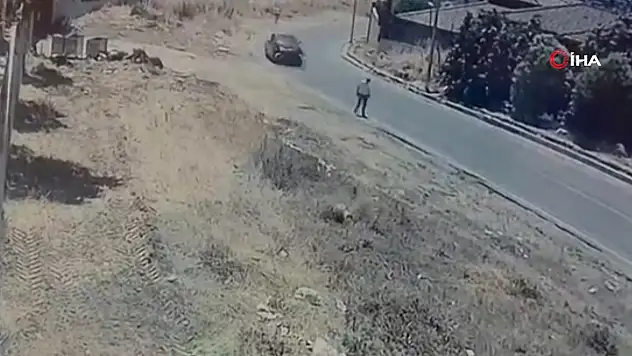 15 Yaşında ki ehliyetsiz sürücü yayaya çarptı