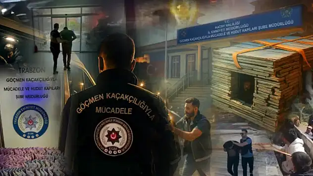 51 ilde göçmen kaçakçılarına operasyon: 273 organizatör ve bin 22 düzensiz göçmen yakalandı