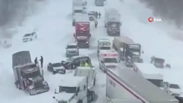 ABD'de 100 araçlık zincirleme kaza