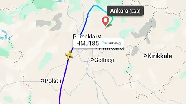Ankara'da Özel Bir Jet İle Bağlantı Koptu