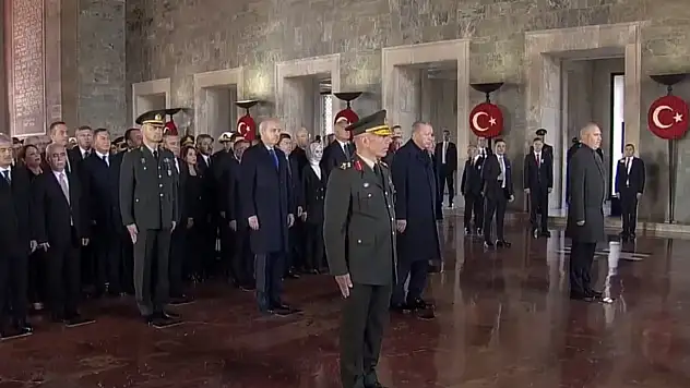 Atatürk'ün Ebediyete İntikalinin 87. Yılında Anıtkabir'de Tören