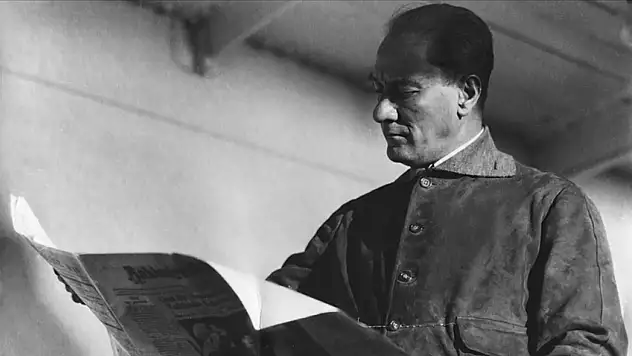 Atatürk'ün ilk kez gün yüzüne çıkan görüntüleri paylaşıldı