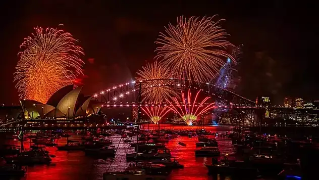 Avustralya yeni yıla girdi