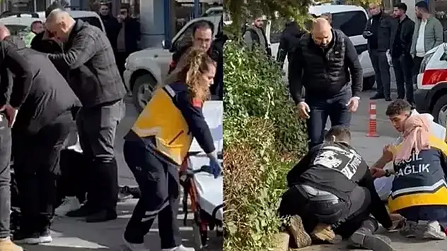 Baba ile 3 oğlunu tabanca ile vurup kaçtı