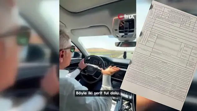 Bakan Uraloğlu'na, Ankara-Niğde Otoyolu'nda radar cezası kesildi