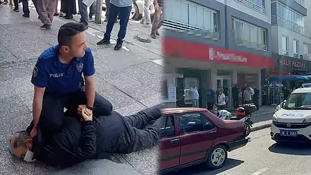 Bankaya tüfekle girip kredi istedi gözaltına alındı