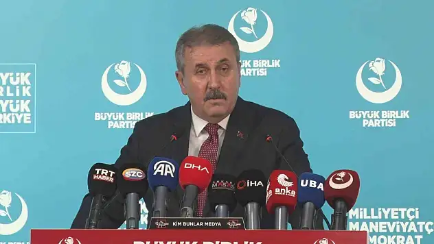 BBP Genel Başkanı Destici, ABD'nin Gazze Planı'nı değerlendirdi