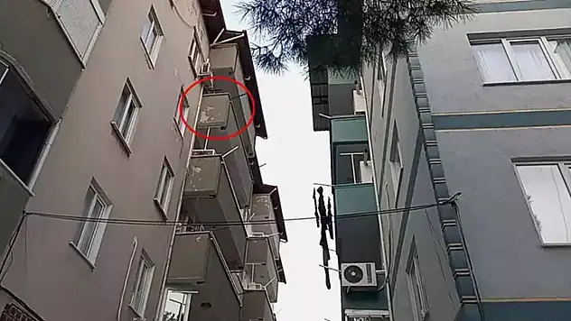 Çamaşır asarken 5'inci kattan düşüp öldü