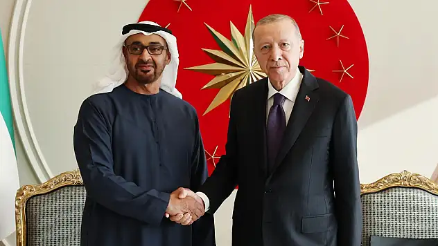 Cumhurbaşkanı Erdoğan, BAE Devlet Başkanı ile görüştü